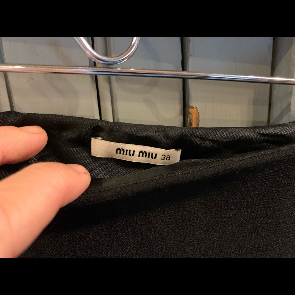 Miu miu skirt flows